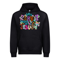 Black Silly Rabbit Easter Is For Jesus Urban Hoodie - CowhideDigitalArt