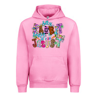 Fuchsia Pink Silly Rabbit Easter Is For Jesus Urban Hoodie - CowhideDigitalArt
