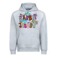 Heather Grey Silly Rabbit Easter Is For Jesus Urban Hoodie - CowhideDigitalArt