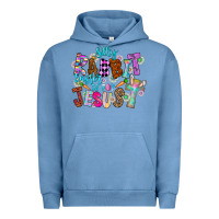 Pigment Pebble Blue Silly Rabbit Easter Is For Jesus Urban Hoodie - CowhideDigitalArt