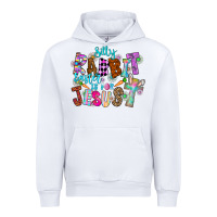 White Silly Rabbit Easter Is For Jesus Urban Hoodie - CowhideDigitalArt