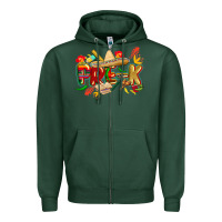 Sports Green cinco de mayo pre k Zipper Hoodie - CowGirlArtShop