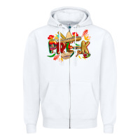 White cinco de mayo pre k Zipper Hoodie - CowGirlArtShop