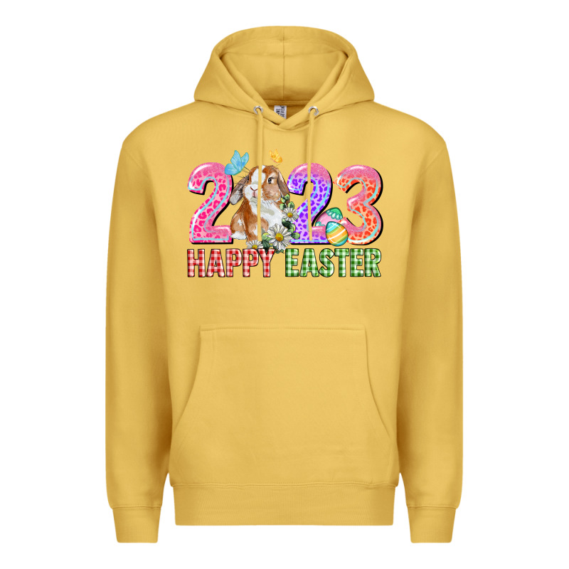2023 Happy Easter Premium Hoodie by CowGirlArtShop | Teevron