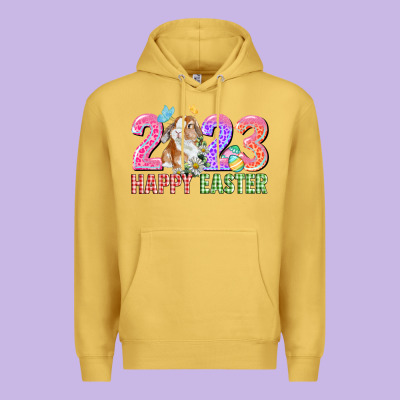 2023 Happy Easter Premium Hoodie Designed By Cowgirlartshop