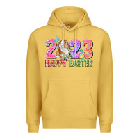 Antique Gold 2023 Happy Easter Premium Hoodie - CowGirlArtShop