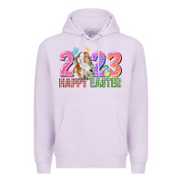 Lilac 2023 Happy Easter Premium Hoodie - CowGirlArtShop