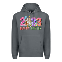 Rock 2023 Happy Easter Premium Hoodie - CowGirlArtShop