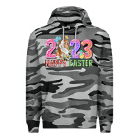 Slate Camo 2023 Happy Easter Premium Hoodie - CowGirlArtShop