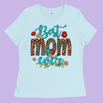 Best Mom Ever Ladies Tee Designed By Artiststas