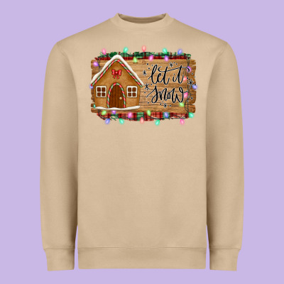 Let It Snow Heavyweight Sweatshirt Designed By Bettercallsaul