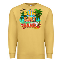 Antique Gold Sun salt sand Premium Sweatshirt - FaDigitalArtStudio