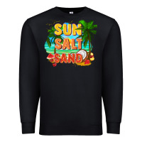 Black Sun salt sand Premium Sweatshirt - FaDigitalArtStudio