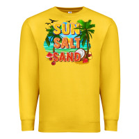 Lemon Sun salt sand Premium Sweatshirt - FaDigitalArtStudio