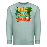 Seafoam Sun salt sand Premium Sweatshirt - FaDigitalArtStudio