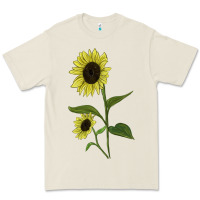 Bone Buttercream Sunflower Premium Tee - LillyAllenDesigns