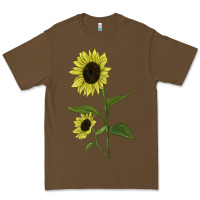 Cacao Buttercream Sunflower Premium Tee - LillyAllenDesigns