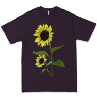 Plum Buttercream Sunflower Premium Tee - LillyAllenDesigns