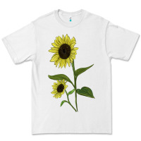 White Buttercream Sunflower Premium Tee - LillyAllenDesigns