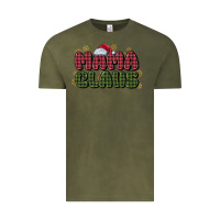 Vintage Olive mama claus Vintage Tee - MaliasSmallBusiness