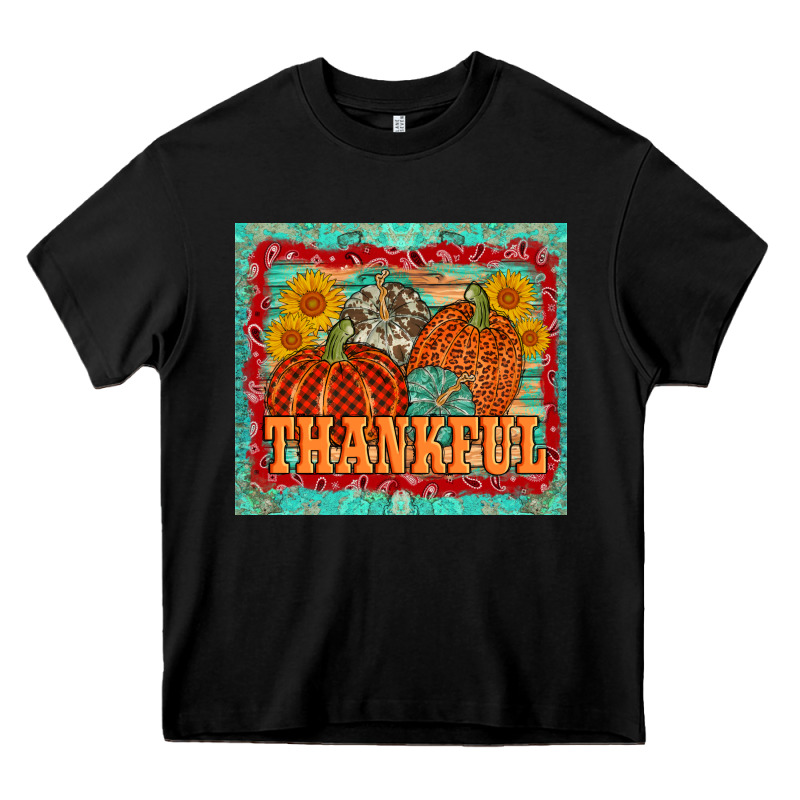 Pumpkin Sunflower Tumbler Heavy Core Tee by AdoDesignShop | Teevron