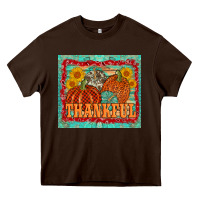 Chocolate Brown pumpkin sunflower tumbler Heavy Core Tee - AdoDesignShop