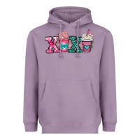Lavender xoxo coffee cups Heavyweight Hoodie - OliviaCreatesArt