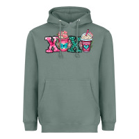 Sage xoxo coffee cups Heavyweight Hoodie - OliviaCreatesArt