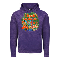Cloud Purple i teach tiny humans im kind of a big deal Vintage Hoodie - NancyCooperArtShop