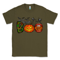 Army Green boo halloween Classic Tee - CowhideDigitalArt