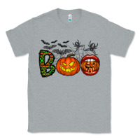 Heather Grey boo halloween Classic Tee - CowhideDigitalArt