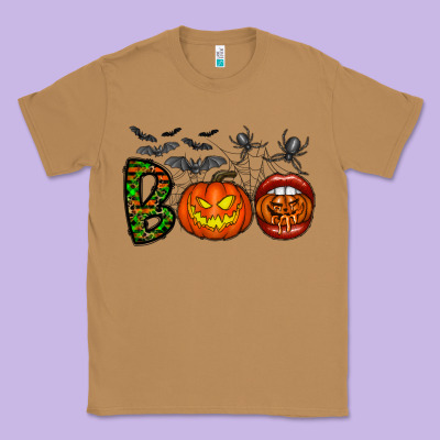 Boo Halloween Classic Tee Designed By Cowhidedigitalart