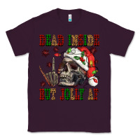 Plum Dead inside but jolly af Classic Tee - NancyCooperArtShop
