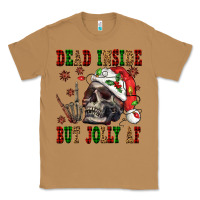 Toasted Coconut Dead inside but jolly af Classic Tee - NancyCooperArtShop