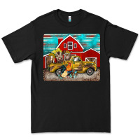 Black western truck farm animals mousepad Premium Tee - BarkalooDesign