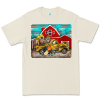 Bone western truck farm animals mousepad Premium Tee - BarkalooDesign