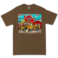 Cacao western truck farm animals mousepad Premium Tee - BarkalooDesign