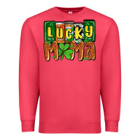 Cardinal St. Patrick's lucky mama Premium Sweatshirt - OliviaCreatesArt