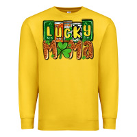 Lemon St. Patrick's lucky mama Premium Sweatshirt - OliviaCreatesArt