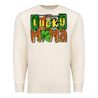 Sandshell St. Patrick's lucky mama Premium Sweatshirt - OliviaCreatesArt