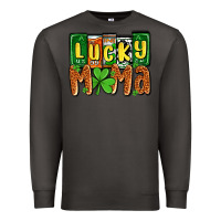 Smoke St. Patrick's lucky mama Premium Sweatshirt - OliviaCreatesArt