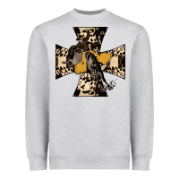 Leopard Bucking Bronco Heavyweight Sweatshirt | Teevron
