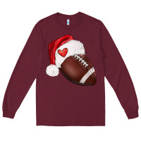 Burgundy christmas sports Long Sleeve Tee - BarkalooDesign