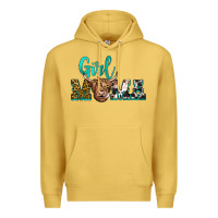 Antique Gold girl mama Premium Hoodie - JahusDesignShop