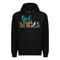 Black girl mama Premium Hoodie - JahusDesignShop