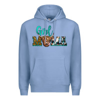Colony Blue girl mama Premium Hoodie - JahusDesignShop