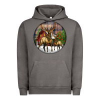 Pigment Tornado elk buck deer christmas Urban Hoodie - LillyAllenDesigns