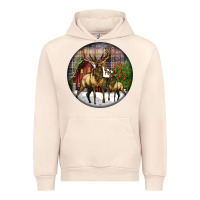Sandshell elk buck deer christmas Urban Hoodie - LillyAllenDesigns