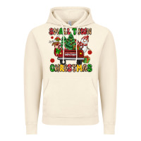 Vintage Artic Christmas Santa and reindeer truck Vintage Hoodie - MaliasSmallBusiness