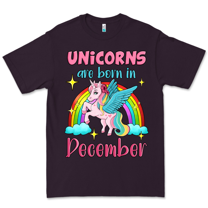 Unicorns Are Born In December Premium Tee by Jasminsmagicworld | Teevron